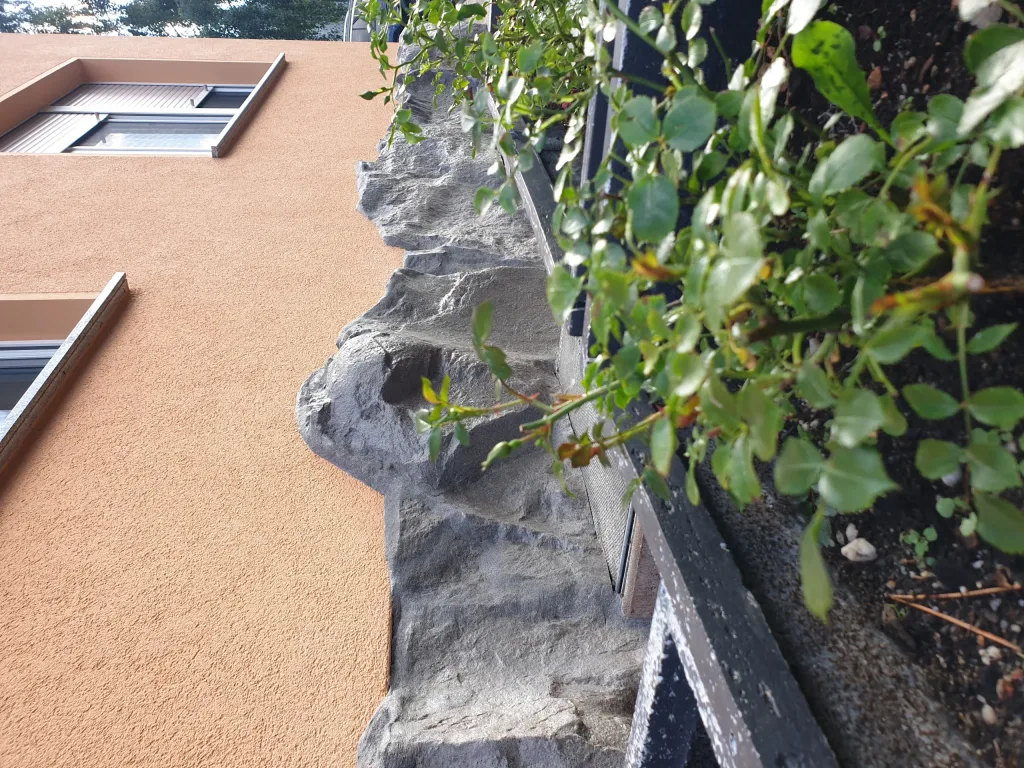Haus auf dem Felsen in Dresden – Ansicht der Dekoration
